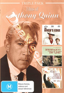 Films of Anthony Quinn | The Visit / Secret Of Santa Vittoria / The Rivers Edge  |   DVD